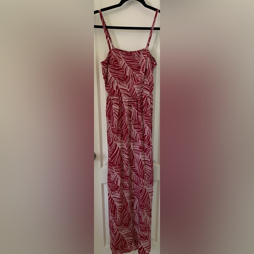Lily Rose Tropical long dress with adjustable straps size-M
